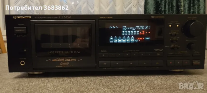 PIONEER CT-M66R - 6 Cassette Deck, снимка 1