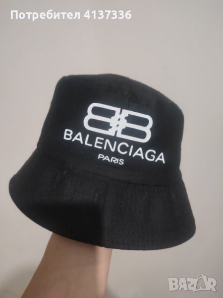 BALENCIAGA лятна шапка с лого нова, снимка 1
