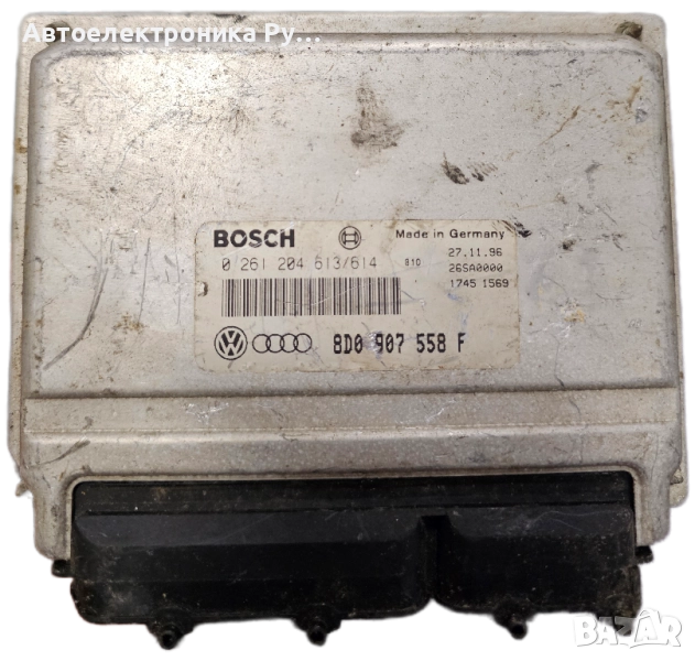 компютър AUDI A4 VW PASSAT 1.8 ,8D0907558F, 8D0 907 558 F, BOSCH ,0261204614, 0 261 204 614,, снимка 1