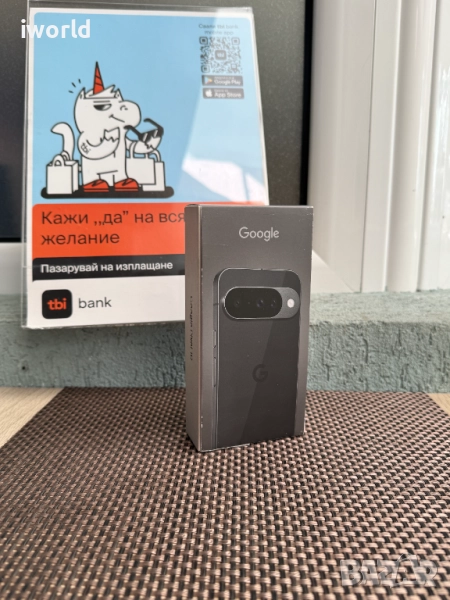 ⚠️НЕРАЗПЕЧАТАН❗️НОВ❗️ Google Pixel 10❗️ Лизинг от 55лв/м ❗️ 128Gb Obsidian / 5G 12Gb Ram, снимка 1