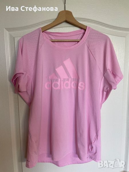 Оригинална спортна бебешко розова елегантна блуза Adidas adidas Адидас  тениска  T-Shirt 👕 , снимка 1