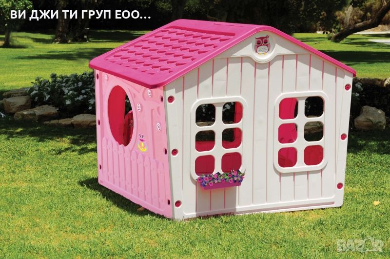 Детска къщичка BUDDY TOYS BOT 1142 VILLAGE HOUSE PINK, снимка 1