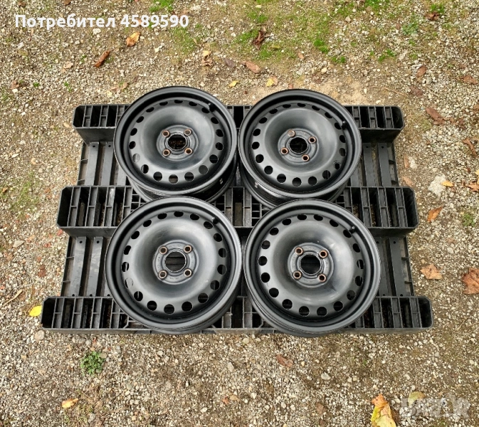 4бр.Оригинални джанти 14цола 4x100 за Vw Up,Seat Mii,Skoda Citigo, снимка 1