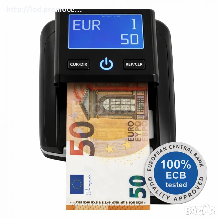 Детектор за фалшиви евро банкноти AL-130A, снимка 1