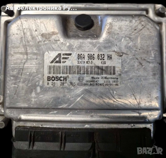 компютър VW SHARAN 7M8, 7M9, 7M6, 06A906032HA ,0261207355 , снимка 1