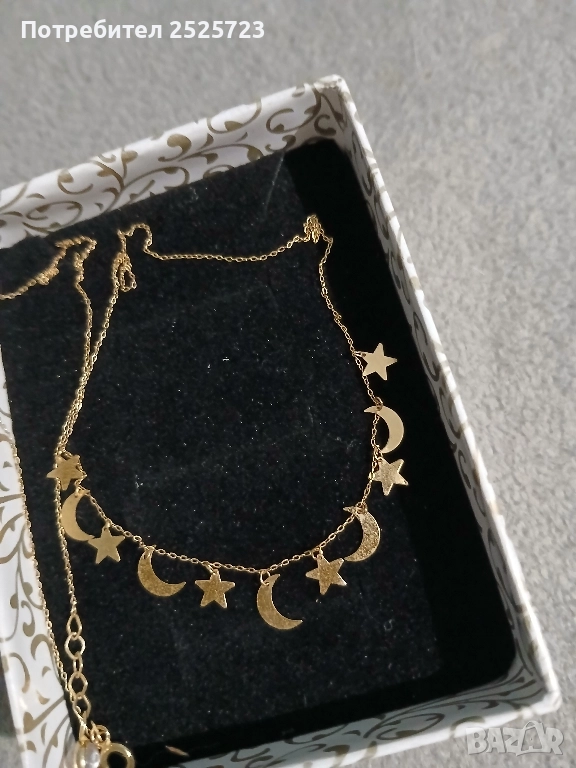 златно колие 14к., снимка 1