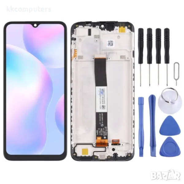 LCD Дисплей и Тъч Скрийн с Рамка за Xiaomi Redmi 9A / Redmi 9C / Redmi 9C NFC / Redmi 9AT / Redmi 9i, снимка 1