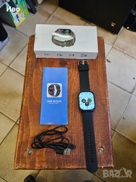 Smart Watch Black / Смарт часовник. Чисто нов., снимка 1