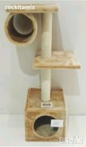 Драскалка / катерушка за котки Ники - 30/30/88см БЕЗПЛАТНА ДОСТАВКА С ЕКОНТ, снимка 1