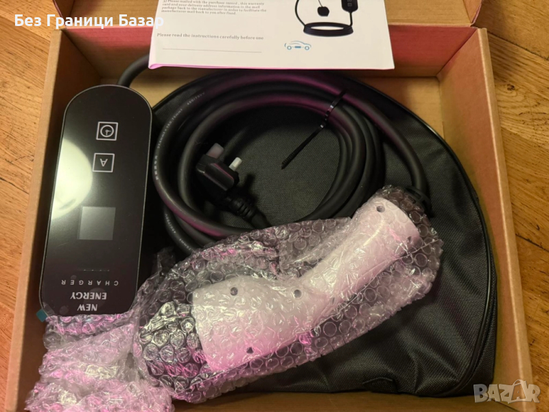 Ново EV зарядно устройство New Energy Charger Type 2 кабел, снимка 1