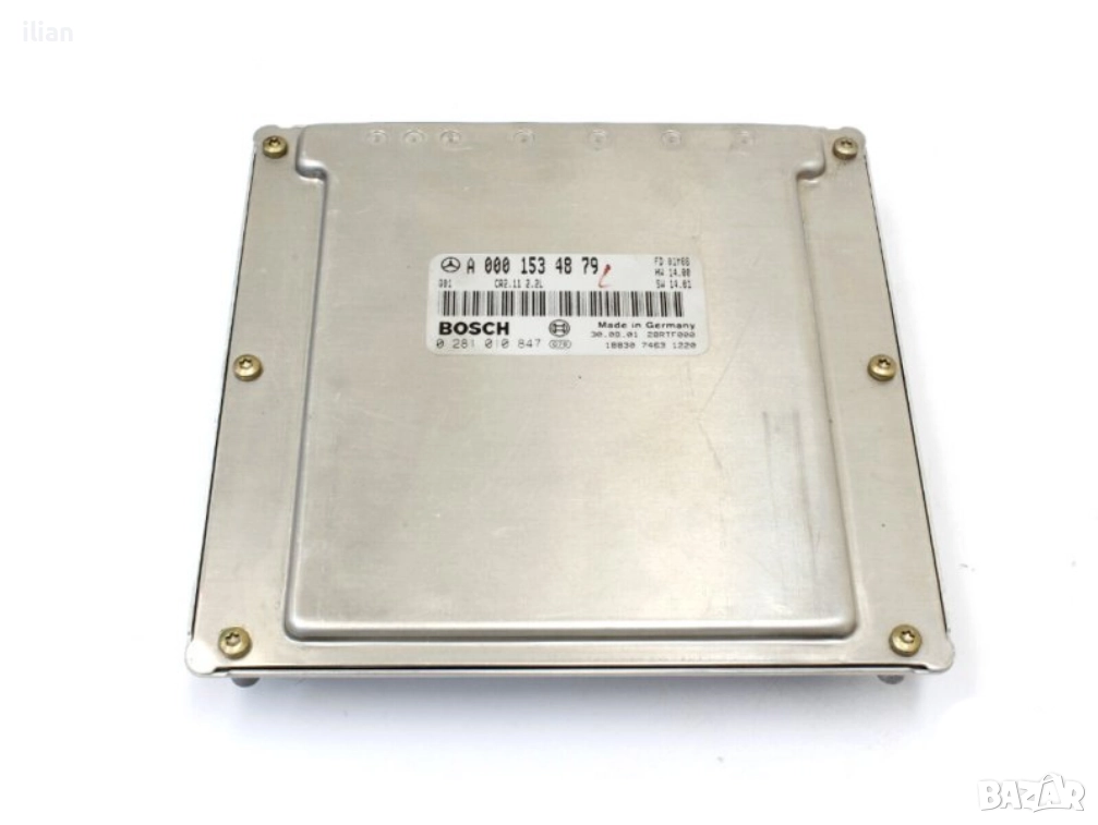 Компютър двигател Mercedes W210 E220 CDI OM611 A0001534879 0281010847, снимка 1
