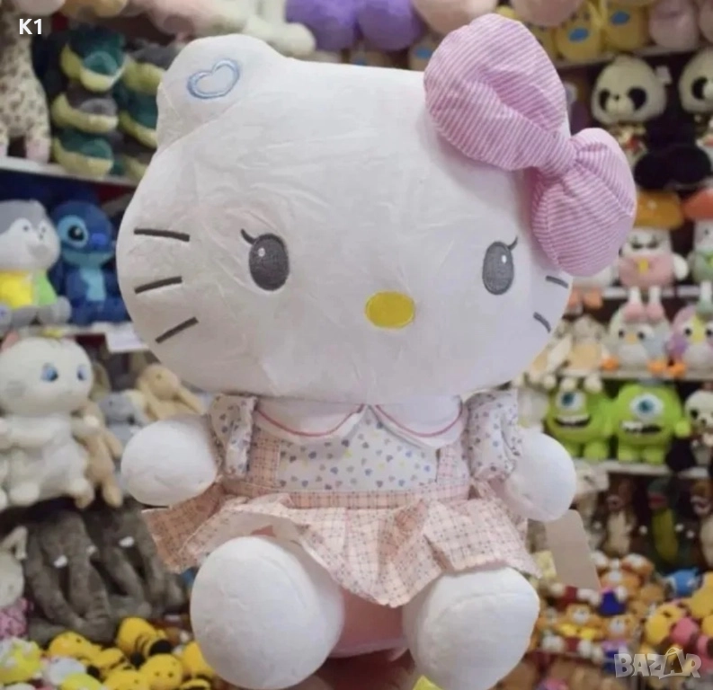Голяма плюшена играчка Кити 50см Hello Kitty, снимка 1