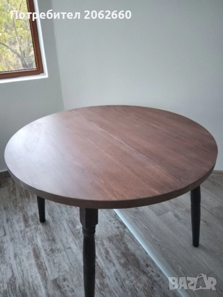 Трапезна разтегателна маса от бук, снимка 1