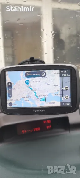 Навигация 5,2 инча за камион и автобус  Tom Tom   Truck с карти на Европа 2025 г., снимка 1