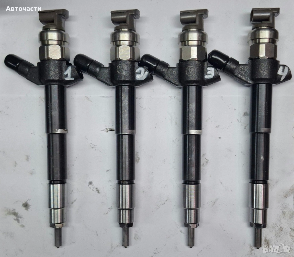 Инжекторни дюзи/Дюзи дизел - Mitsubishi Pajero 3.2 D-ID - (2007 г.+) - 1465A054 DENSO Комплект, снимка 1