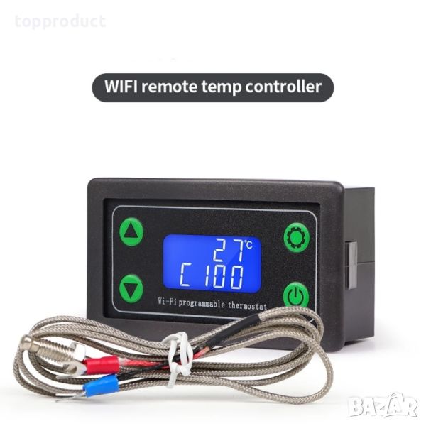 Смарт WiFi, Smart термостат, стаен термостат до 999°С, терморегулатор , снимка 1