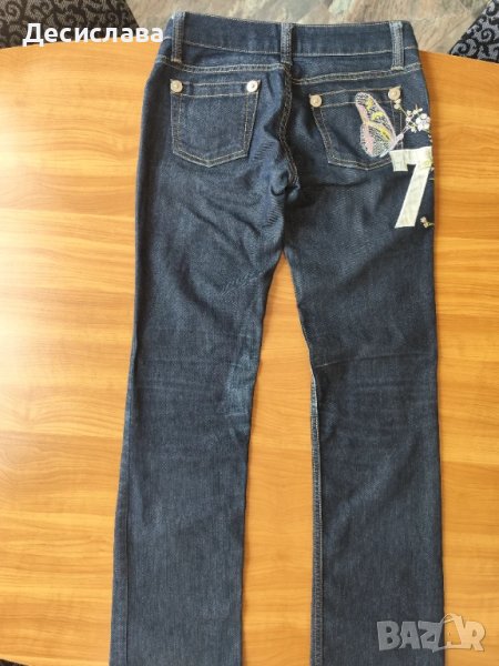 Дънки Philipp Plein с бродерия, снимка 1