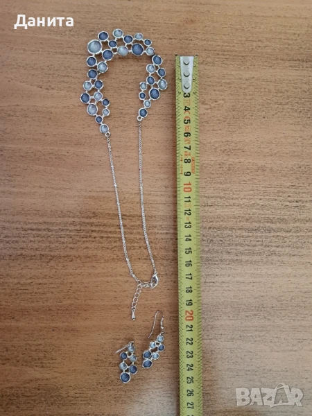 Дамско колие с обеци , снимка 1