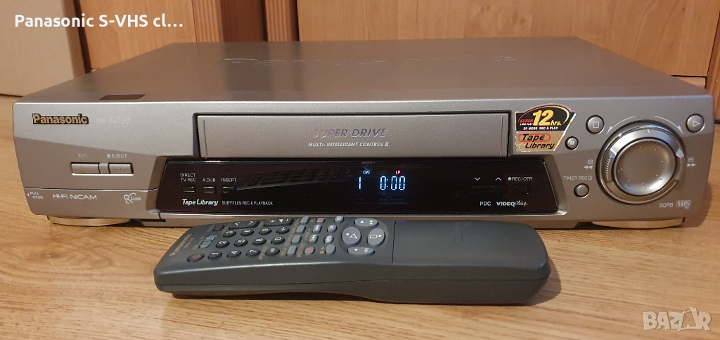Panasonic NV-FJ760 VHS Hi-fi stereo recorder, снимка 1