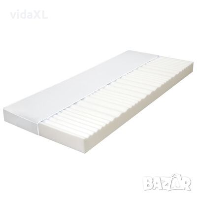 vidaXL Матрак, 120x200 см, 7 зони, PU пяна, 10 см, H2, H3(SKU:282806, снимка 1