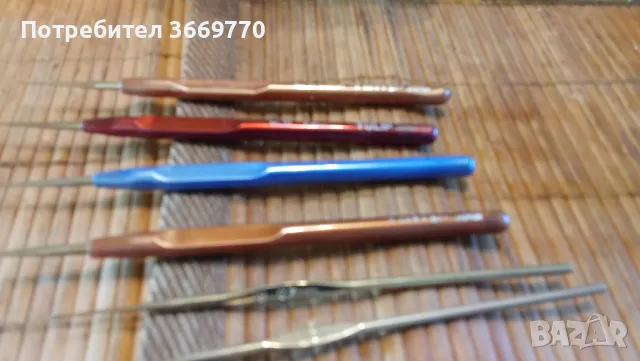 Сет от 9 куки за плетене на една кука Tulip, снимка 4 - Други - 50069009