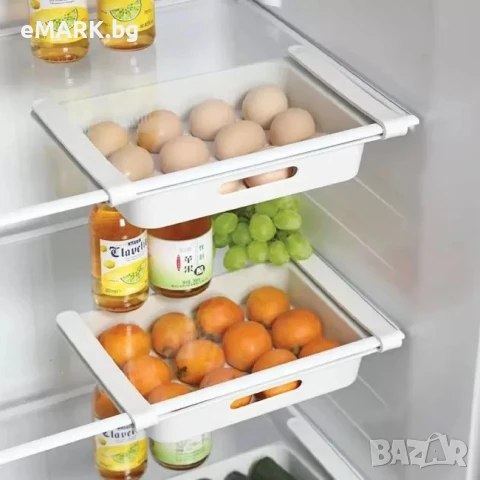 Oрганайзер за яйца за хладилник с антибактериална защита срещу мухъл - 26 x 18 x 5 см., снимка 1