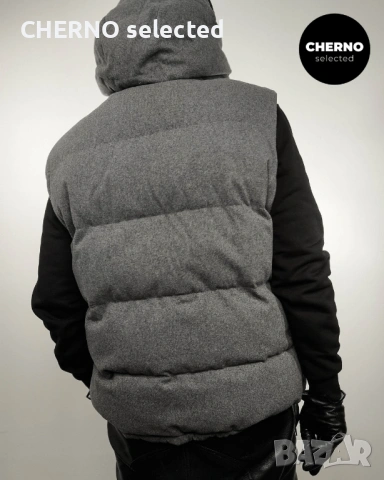 Мъжки пухен елек с качулка MANGO Hooded Puffer Vest – размер XXL, снимка 3 - Якета - 53772970