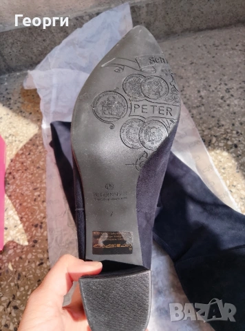 Peter Kaiser Kristin нови дамски стретч ботуши от естествен велур, снимка 5 - Дамски ботуши - 53938574