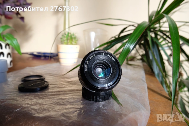 Nikon 35mm f/2.8 Nikkor AI lens, снимка 3 - Обективи и филтри - 53516771