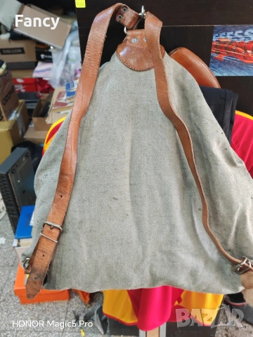 Стара брезентова раница , снимка 10 - Раници - 53526165