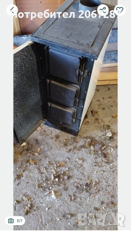 печка с водна риза, снимка 2 - Печки, фурни - 53314423