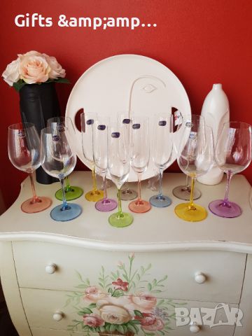 Комплект 6 чаши за бяло вино 350 мл BOHEMIA, снимка 1 - Чаши - 45687358