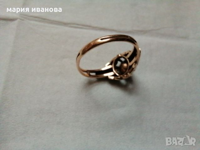 много стар златен пръстен с диамант роза шлифовка 0.80 карата, снимка 8 - Пръстени - 45819439
