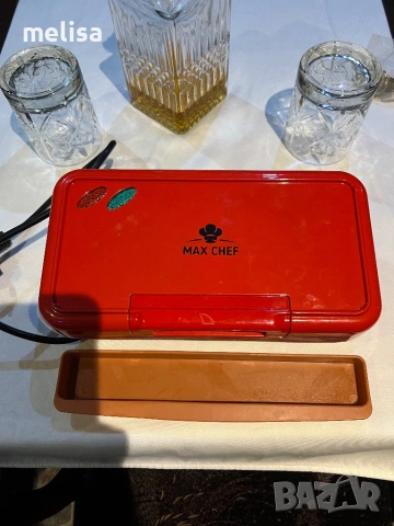 Max Chef - Електрическа скара за готвене с оттичане на мазнината, снимка 4 - Съдове за готвене - 53210489