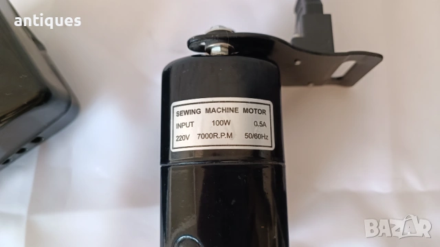 Мотор + педал за шевна машина - 100W - 220V - 7000 об.м., снимка 4 - Други машини и части - 53245010