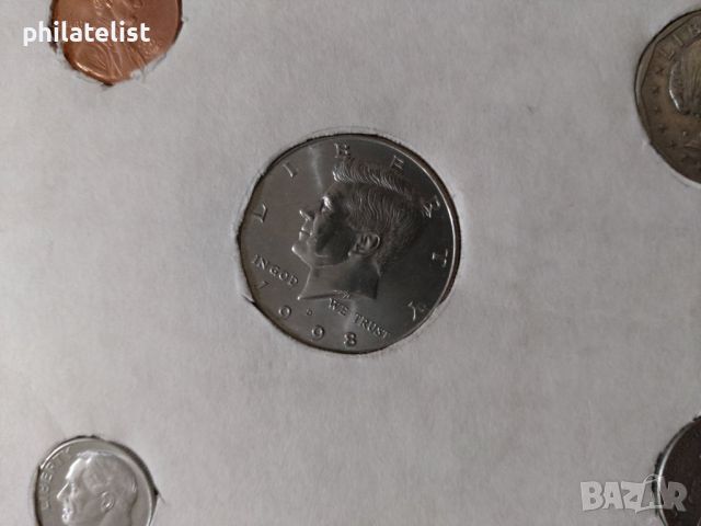 Комплектен сет - САЩ от 6 монети - 1979-1998 D, снимка 2 - Нумизматика и бонистика - 45100026