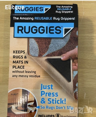 Антиплъзгащи силиконови подложки за килими Ruggies 🏠