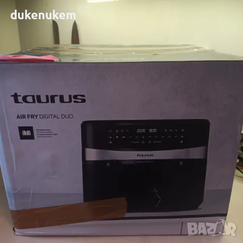 Еър фрайър Taurus Air Fry Digital Duo, 9L, 2400W, снимка 10 - Фритюрници - 46974291