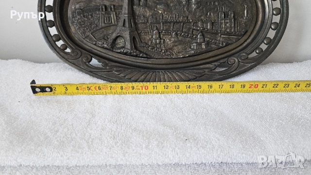 Метално пано Париж, снимка 8 - Декорация за дома - 52127519