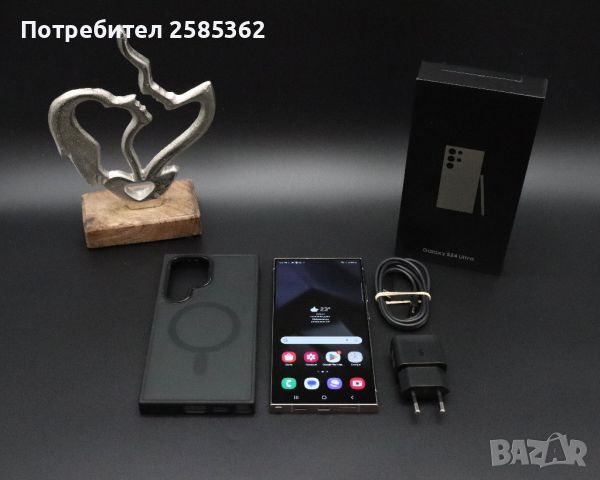 Samsung Galaxy S24 Ultra Titanium Gray 256 Gb 20 Месеца Гаранция, снимка 1
