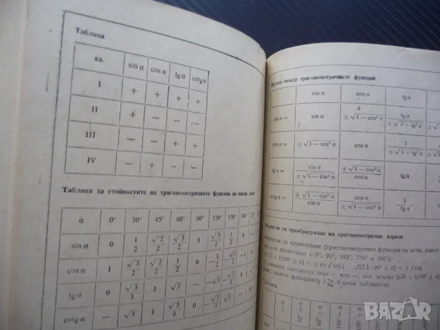 Четиризначни математически таблици и формули математика задачи, снимка 4 - Учебници, учебни тетрадки - 48079161