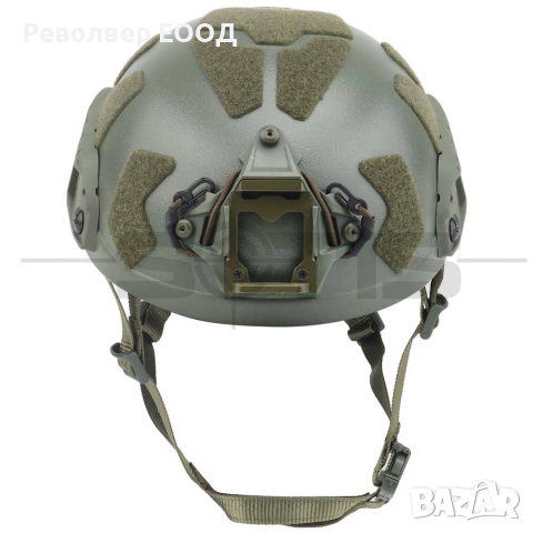 КАСКА NP FAST RAILED SF HELMET – GREEN, снимка 2 - Екипировка - 45056956