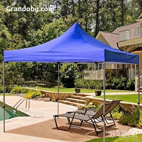 Сгъваема градинска шатра тип "Хармоника" 3x3м, 4 цвята, снимка 2 - Други - 52185109