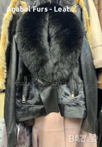 Висок клас палто от естествена кожа, снимка 6 - Палта, манта - 51920349