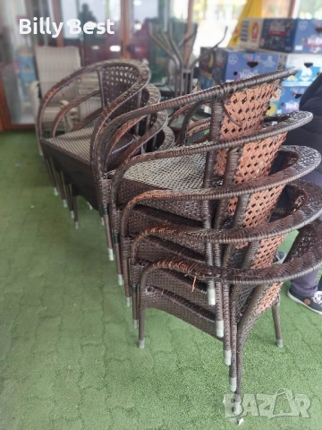 Градински маси и столове, снимка 3 - Градински мебели, декорация  - 52076673