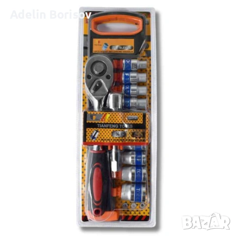 Комплект камъни плюс тресчотка и удължител 1/2″ 12 бр., снимка 4 - Други инструменти - 53860212