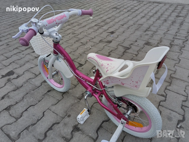 BYOX Велосипед 14" FLOWER розов, снимка 8 - Велосипеди - 53534401