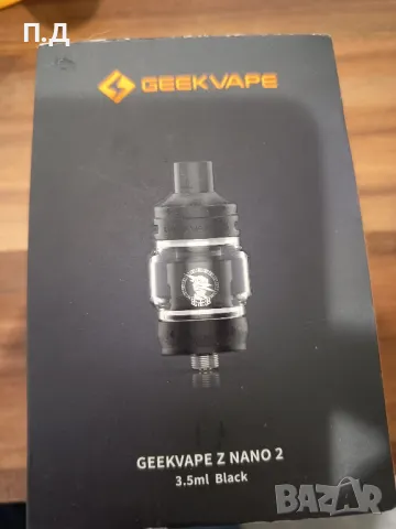 АТОМАЙЗЕР GeekVape Z Nano 2 3.5ml
, снимка 3 - Вейп без пълнители - 50061595
