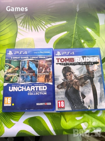 Продавам Tomb raider Uncharted 
