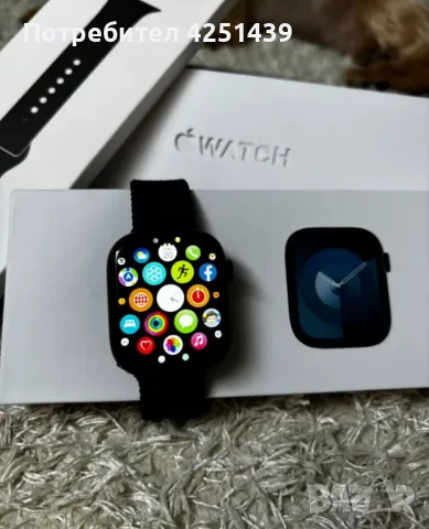 Apple Watch 7 45mm midnight, снимка 2 - Аксесоари за Apple - 47402763